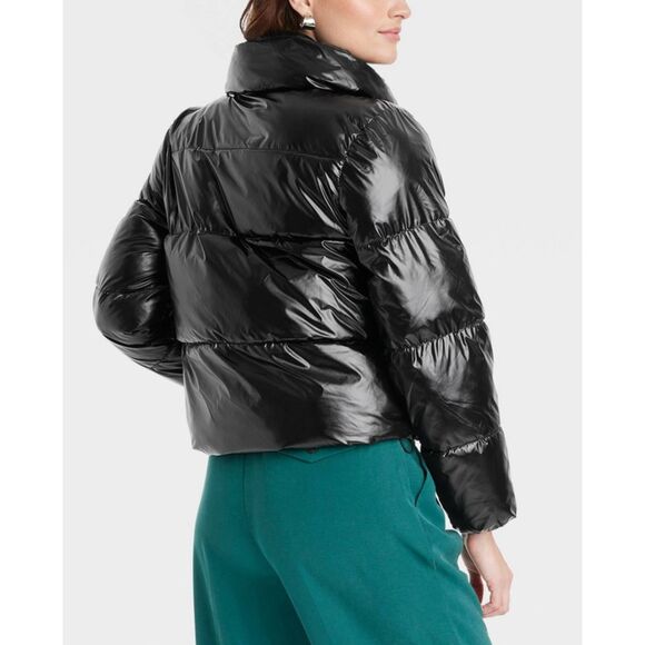 🖤 NWT A New Day Black Short Puffer Jacket M - Picture 2 of 8
